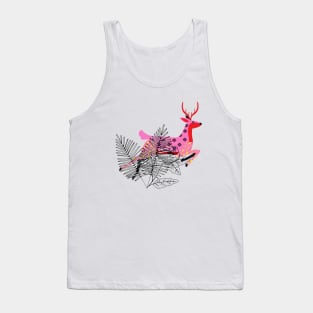 The reindeer is running Tank Top